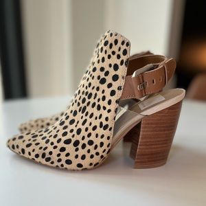 Dolce Vita Leopard Print Buckle Heel- Never Worn!